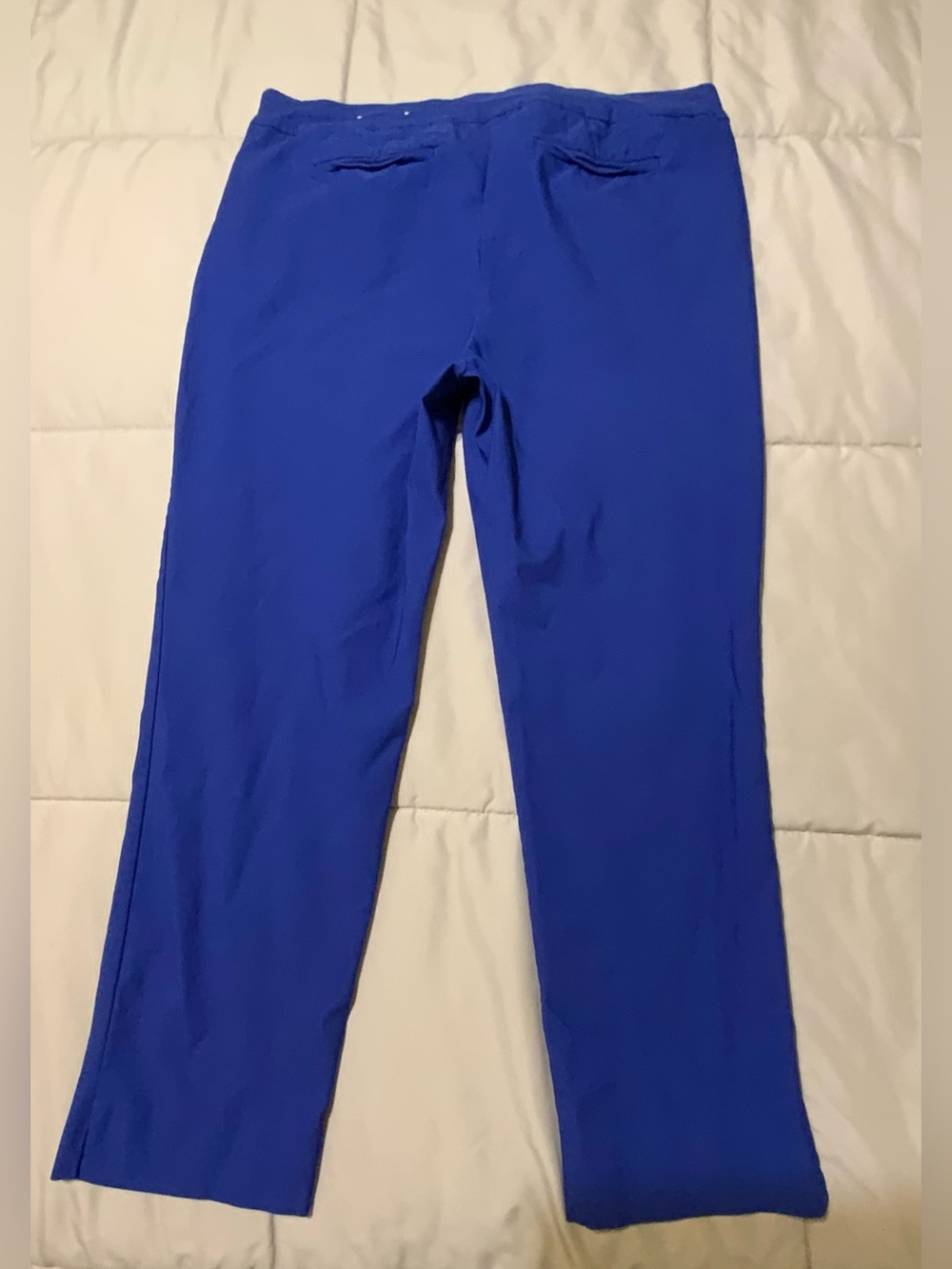 Chico's Royal Blue Solid Dress Pants Regular Fit Ankle Size 2.5R (14)